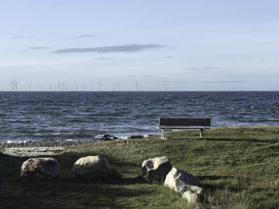 66 pct. af de adspurgte borgere er helt eller overvejende enige i, at være villige til at få ydsyn til vindmøller, som dem European Energy har visualiseret her. | Foto: Visualisering, European Energy