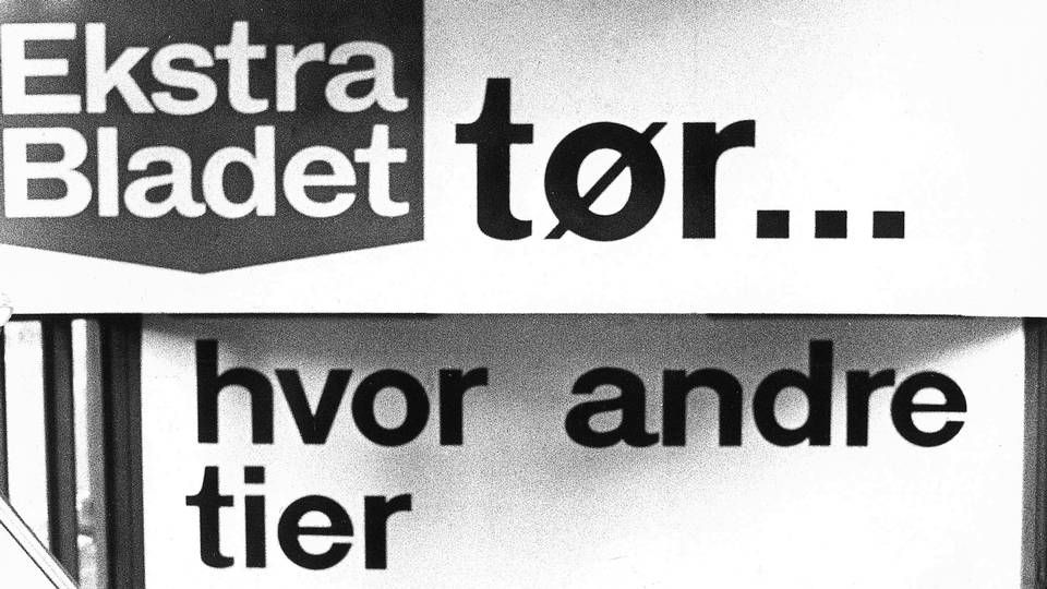 Det gamle og kendte slogan bliver nu erstattet af "Når ingen andre tør," oplyser Ekstra Bladet. | Foto: Mogens Berger