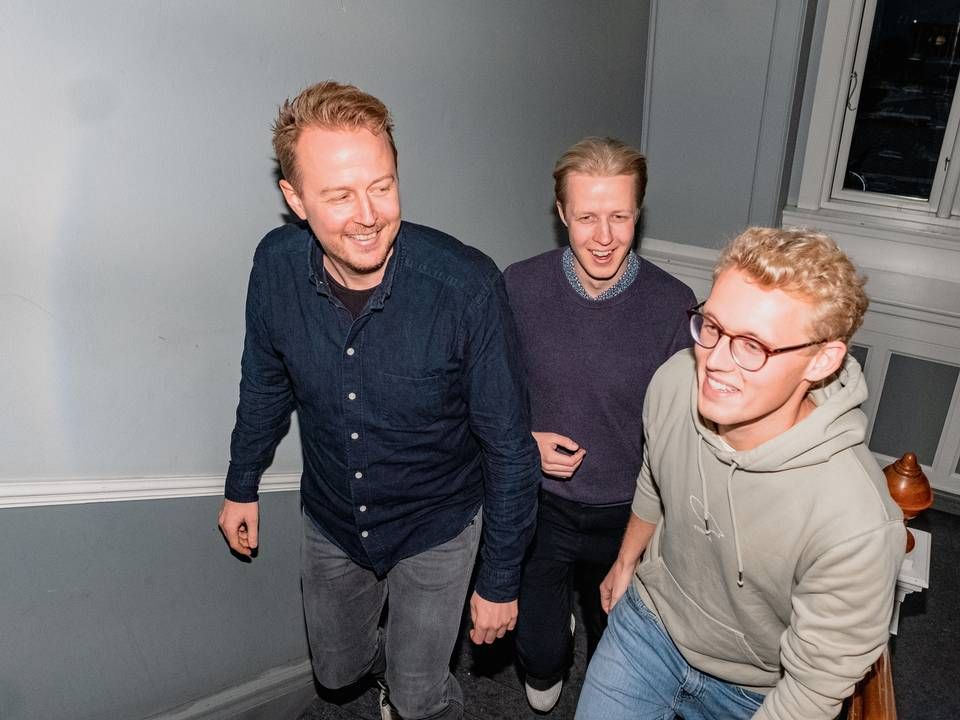 Weld-stifterne Jonas Skytte Thordal, Jakob Skytte Jensen og Jakob Kristensen | Foto: Weld / PR
