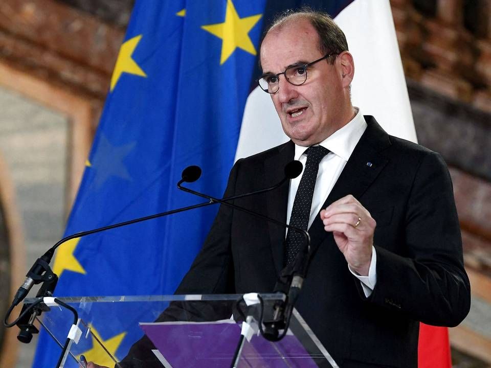Frankrigs premierminister Jean Castex har senest understreget kravet om, at Storbritannien skal tillade flere fiskeskibe adgang. | Foto: John Thys/AFP/Ritzau Scanpix