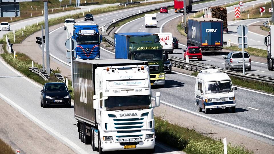 Flere tomme kørsler er en risiko ved et af de kommende krav i EU's vejpakke, og dermed kan den have negative konsekvenser for klimaet, mener DFDS. | Foto: Tycho Gregers/Ritzau Scanpix