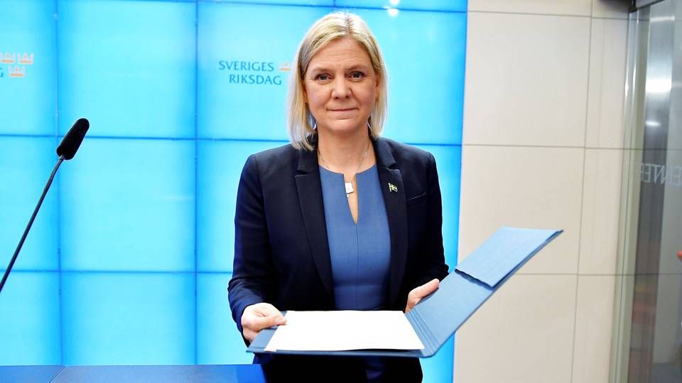 Magdalena Andersson | Foto: Tt News Agency/Reuters/Ritzau Scanpix