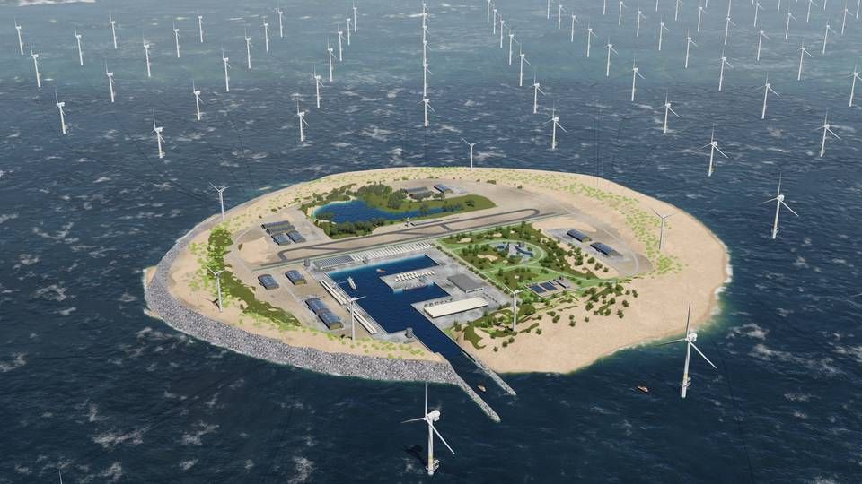 Der bliver ikke mulighed for at klage over energiøen, der skal opføres i Nordsøen. | Foto: Energinet