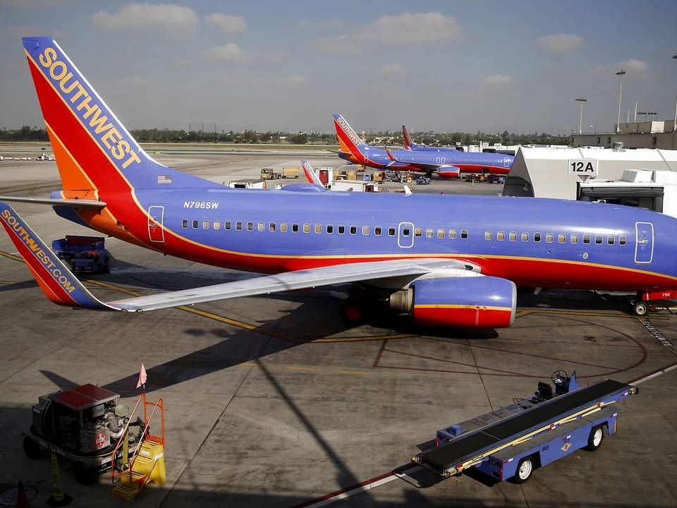 Flere passagerer betyder færre gods på Southwest Airlines' fly. | Foto: Lucy Nicholson/Reuters/Ritzau Scanpix