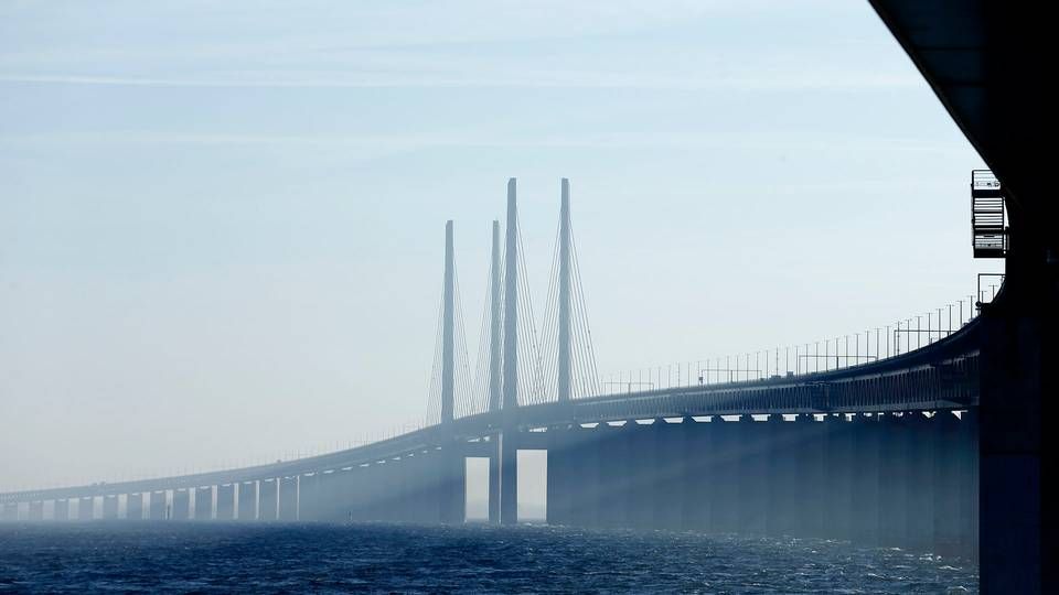 Trafikken på Øresundsbroen er ikke vendt tilbage i forventet omfang. | Foto: Jens Dresling/Ritzau Scanpix