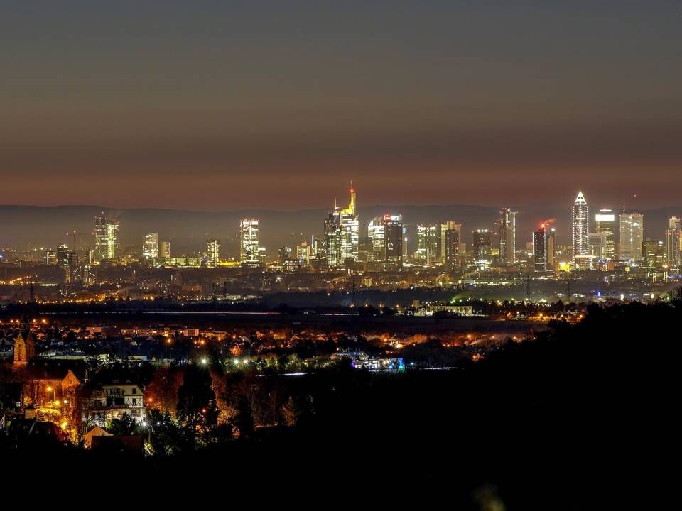 Die Frankfurter Skyline. | Foto: picture alliance / ASSOCIATED PRESS | Michael Probst