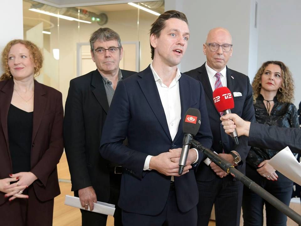 Indenrigs- og boligminister Kaare Dybvad Bek (S) præsenterer fredag et politisk flertal bag en boligaftale. | Foto: Nils Meilvang