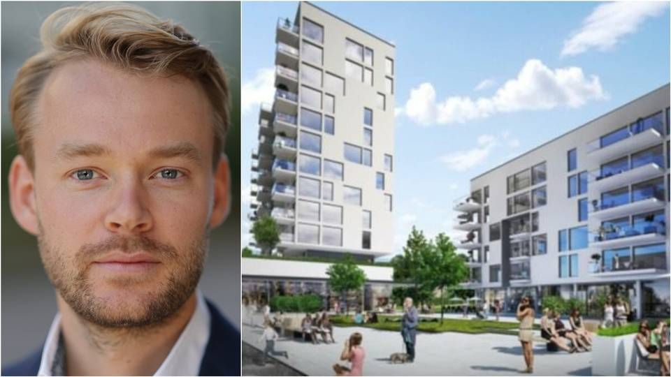 VIL BYGGE PÅ LINDEBERG: Prosjektutvikler Markus Thrygg i Neptune Properties ser frem til offentrlig ettersyn. | Foto: Neptune