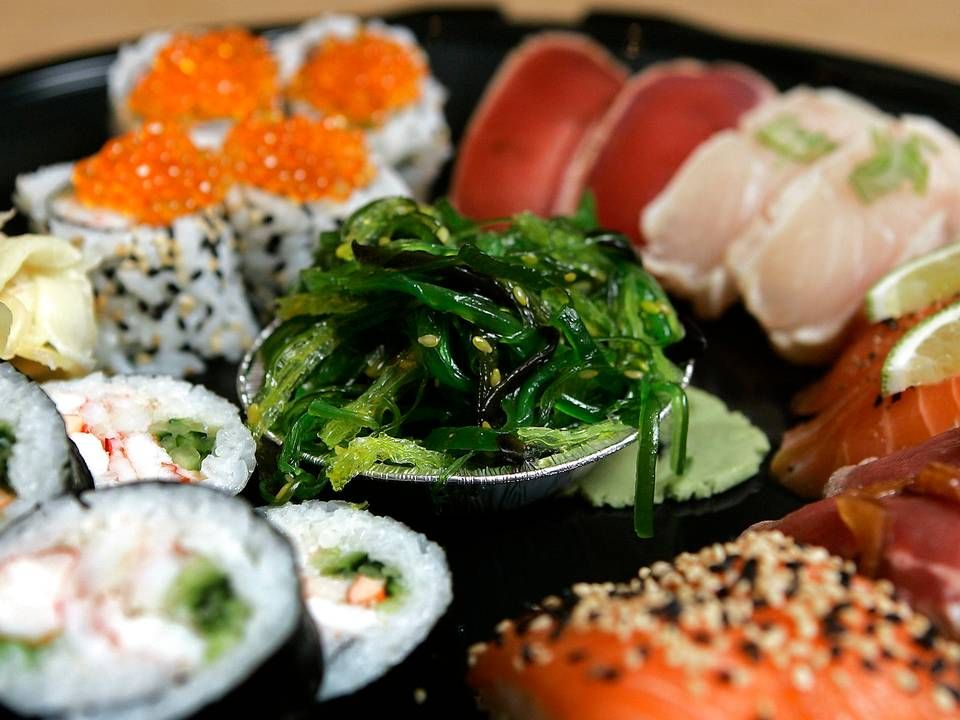 Danskerne er begyndt at spise mere sushi i juleperioden. | Foto: Finn Frandsen/Politiken/Ritzau Scanpix