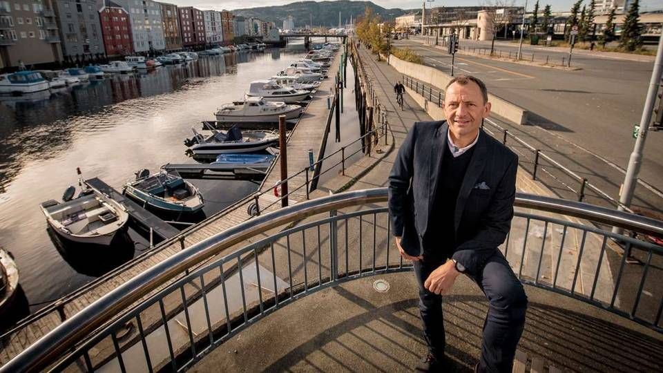 STØRST I NAMSOS: Prosjektsjef Dag Haugdal i Bane NOR Eiendom forteller om det som vil bli det største boligprosjektet i Namsos i årene fremover. | Foto: Bane Nor Eiendom