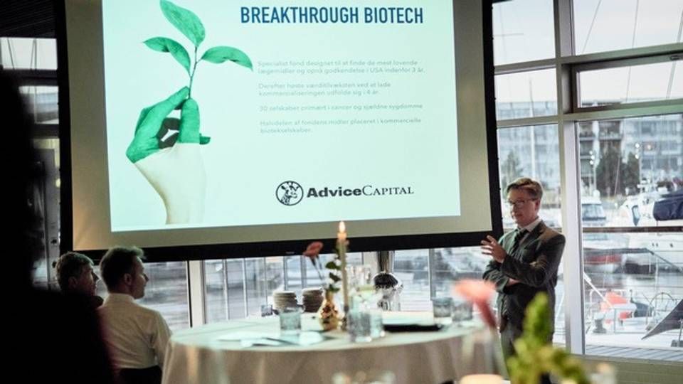 Peter Hildebrandt, medstifter, partner og porteføljemanager i Advice Capital Breakthrough Biotech | Foto: Advice Capital Breakthrough Biotech / PR