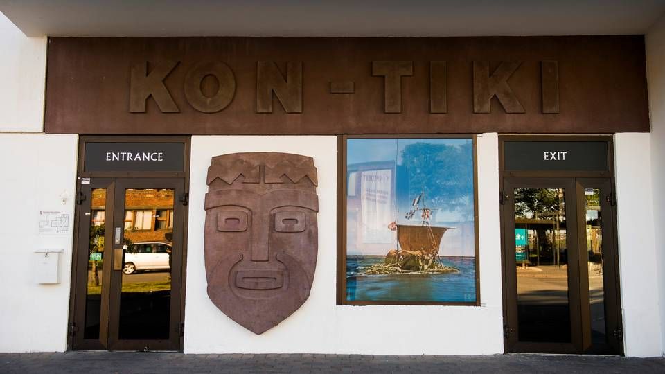 Inngangspartiet til Kon-tiki-museet på Bygdøy. | Foto: Fredrik Varfjell / NTB