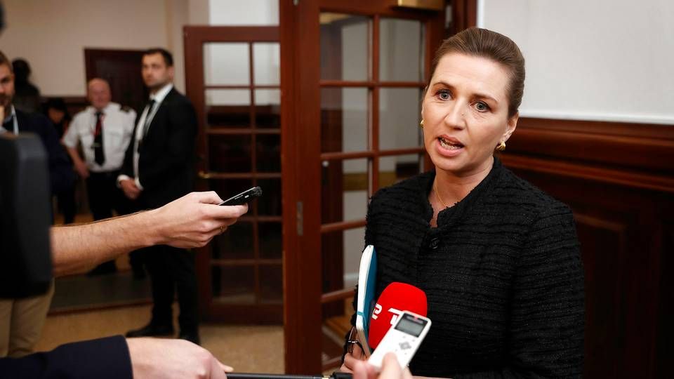 Statsminister Mette Frederiksen (S) indkalder til pressemøde i aften om coronasituationen. | Foto: Jens Dresling/Ritzau Scanpix