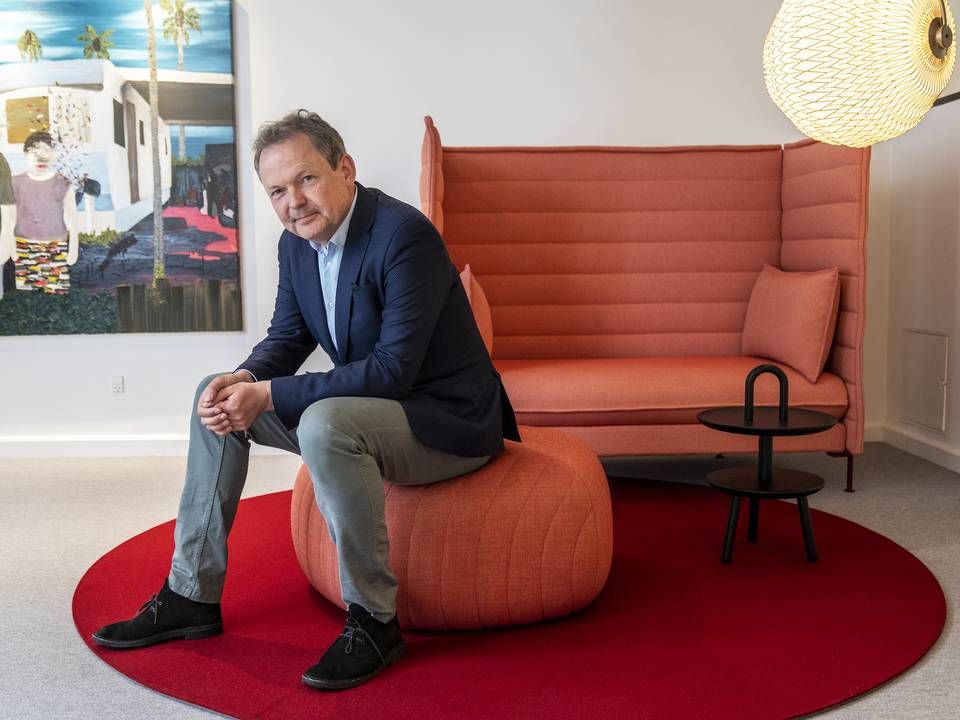 Ulrik Nødgaard, adm. direktør, Finans Danmark. | Foto: Stine Bidstrup/ERH