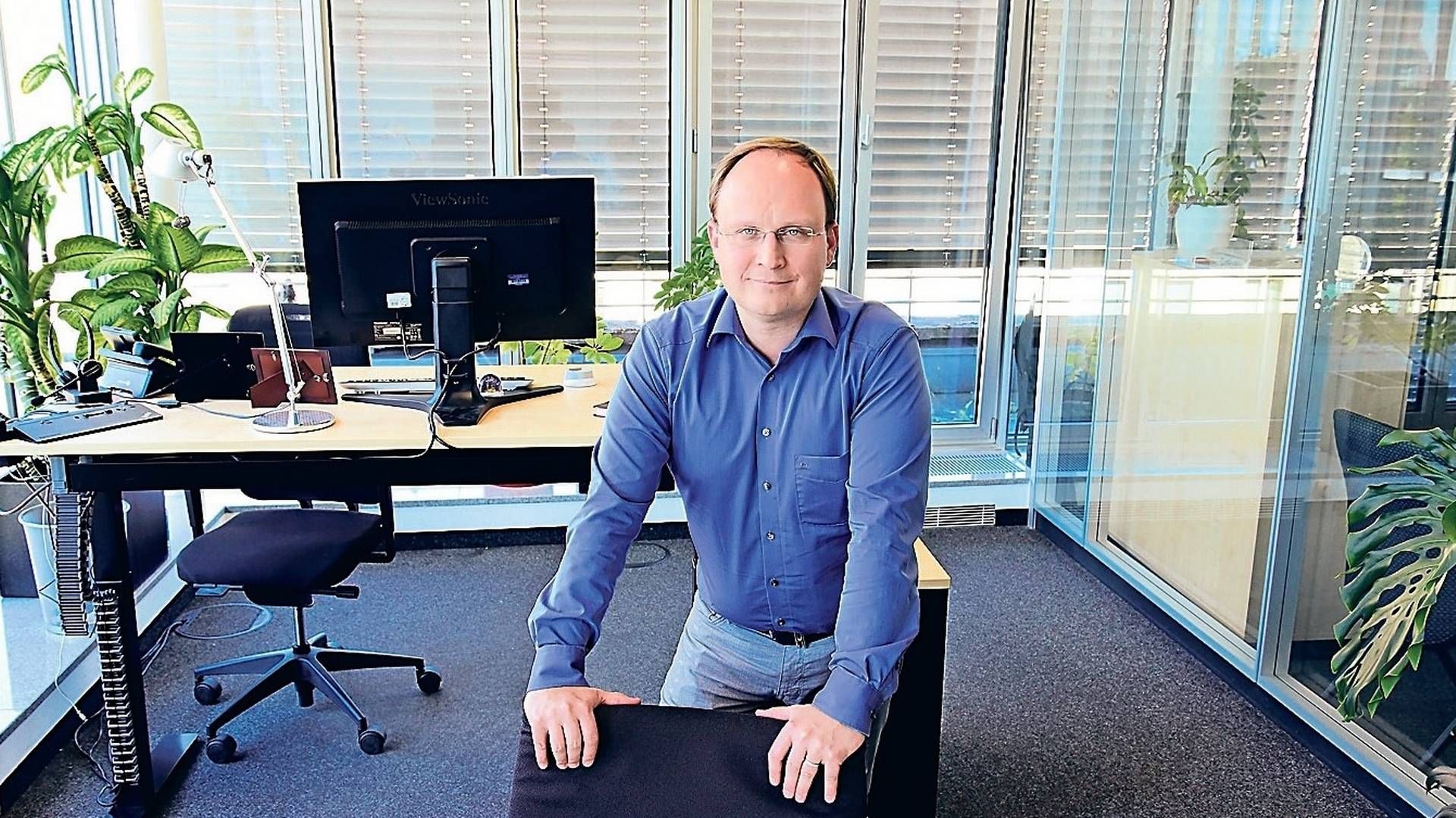 Der Hypoport-CEO Ronald Slabke in seinem Berliner Büro. | Foto: picture-alliance | Doris Spiekermann-Klaas TSP