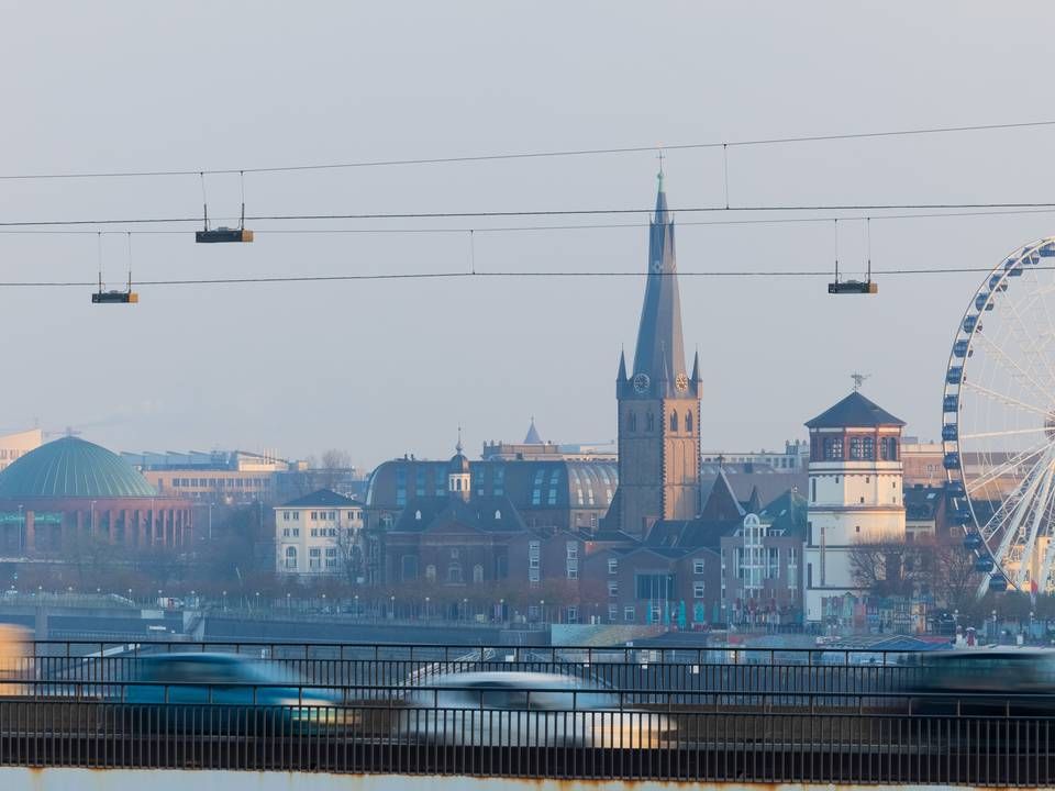 Blick auf Düsseldorf. | Foto: picture alliance/dpa | Rolf Vennenbernd