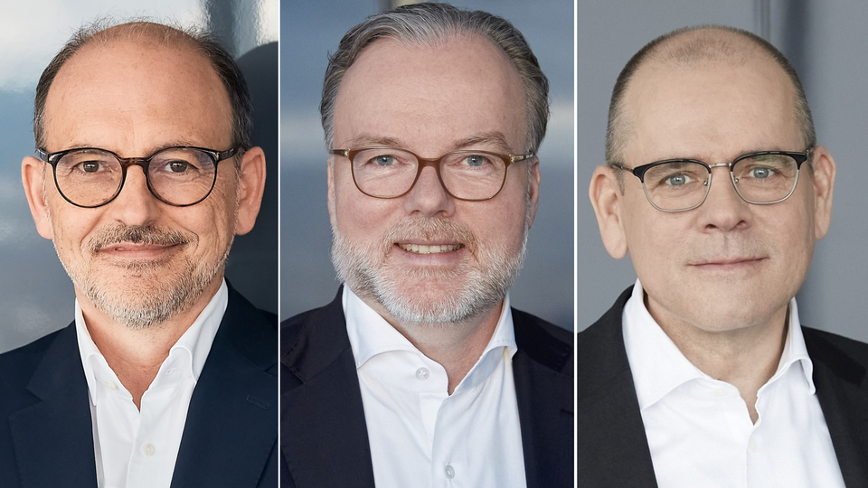 Helaba-Vorstände (von links) Thomas Groß, Hans-Dieter Kemler und Christian Schmid | Foto: Helaba