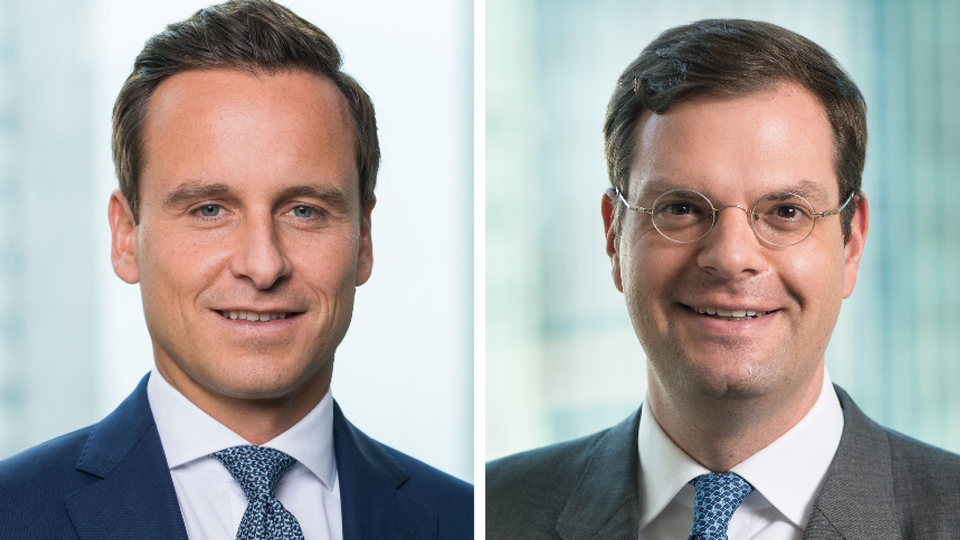 (v.l.) Patrick Czornik, Head of M&A für Deutschland und Österreich, und Tobias Heilmaier, Co-Head des deutschen Investmentbankings, JP Morgan | Foto: JP Morgan