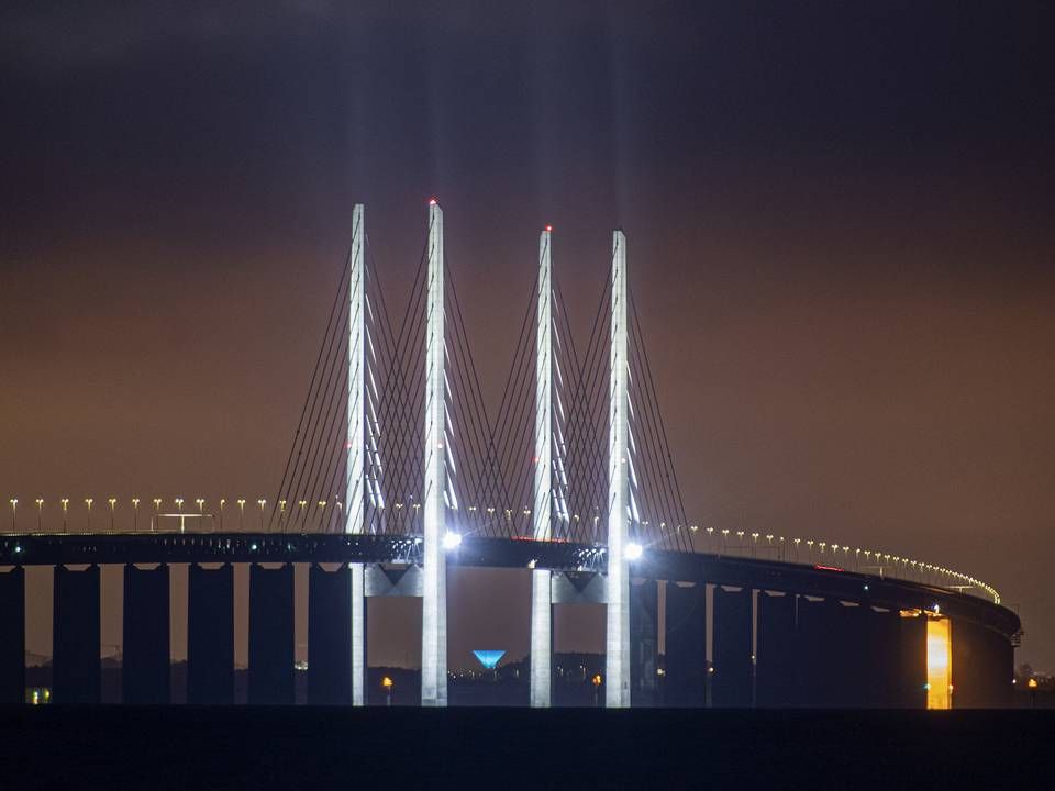 I 2021 er trafikken over Øresund - og Øresundsbroen - fortsat langt under niveauet inden pandemien. | Foto: Kenneth Meyer