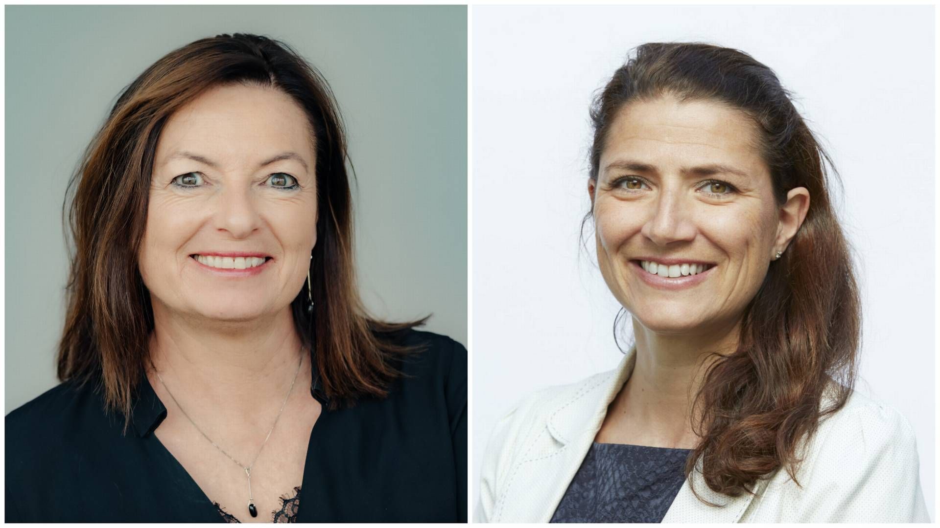 MÅ VENTE: Administrerende direktør Mona Ingebrigtsen og Entra-sjef Sonja Horn må behandle hverandre som konkurrenter i noen uker til. | Foto: Oslo Areal og Entra