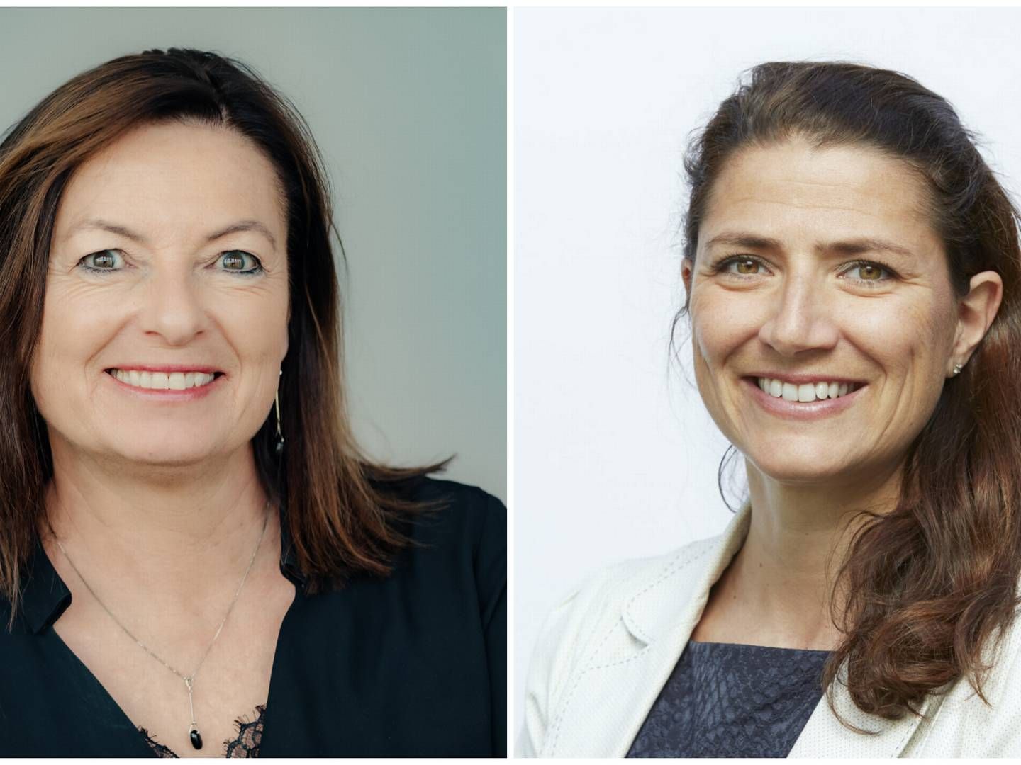 MÅ VENTE: Administrerende direktør Mona Ingebrigtsen og Entra-sjef Sonja Horn må behandle hverandre som konkurrenter i noen uker til. | Foto: Oslo Areal og Entra