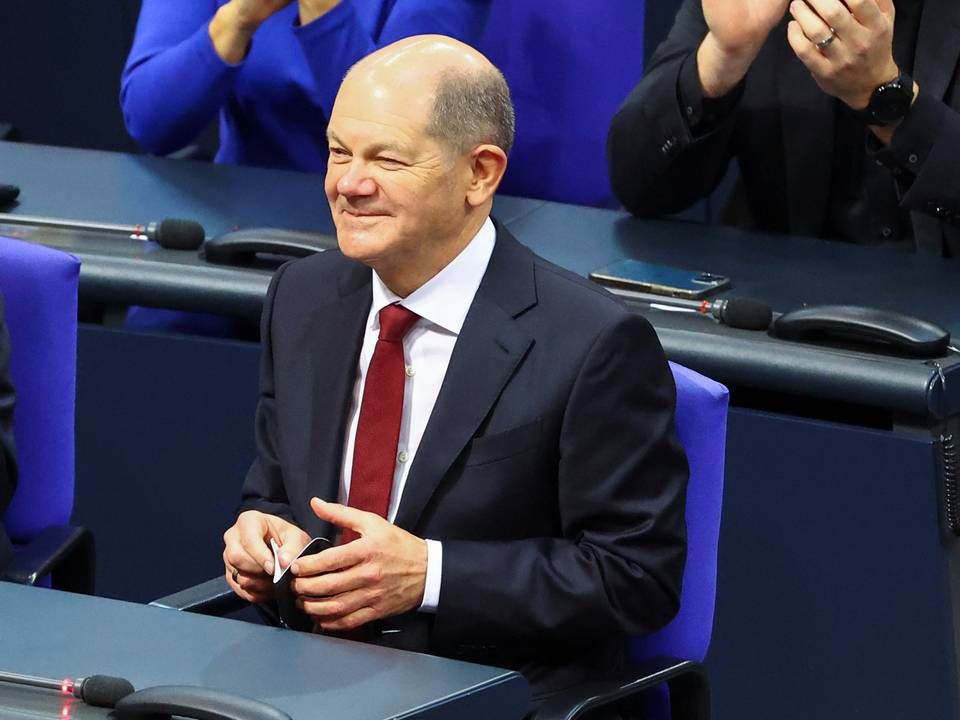 Olaf Scholz blev onsdag godkendt som ny forbundskansler. | Foto: FABRIZIO BENSCH/REUTERS / X90145