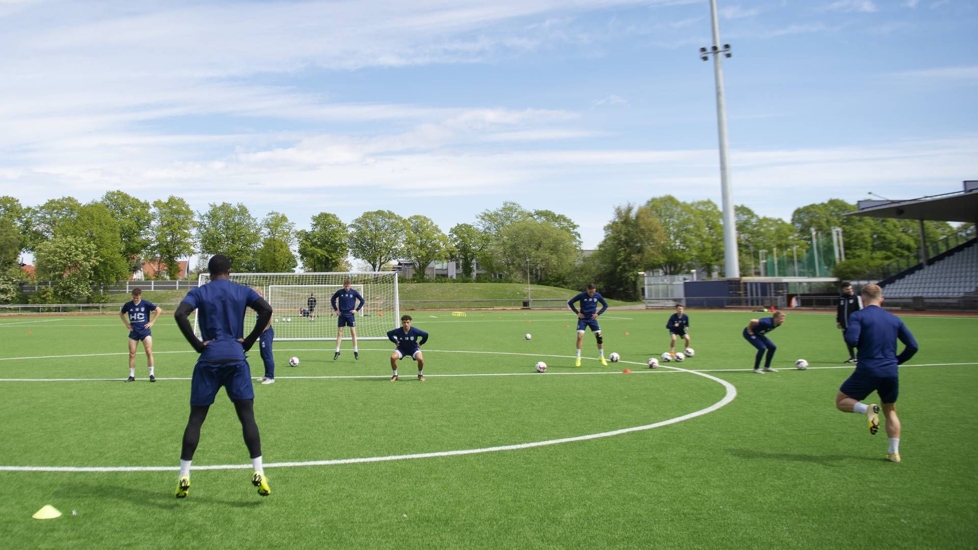 Fremad Amager på hjemmebanen i Sundby Idrætspark. | Foto: Olivia Loftlund