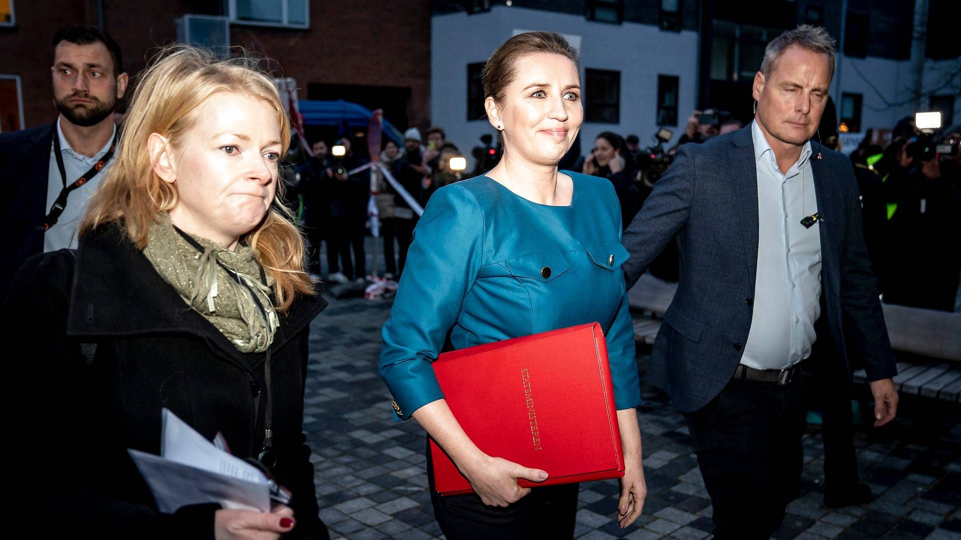 Mette Frederiksen (S) ved ankomst til Retten på Frederiksberg torsdag. | Foto: Mads Claus Rasmussen/Ritzau Scanpix