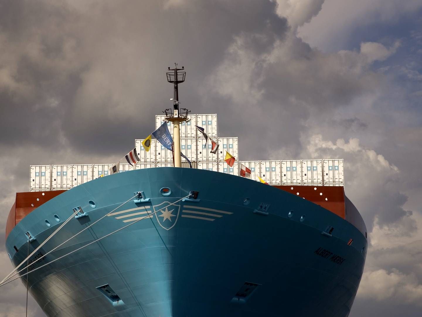 Mærsk er en af verdens største aktører i shipping-branchen. | Foto: Thomas Borberg/POLFOTO_OW