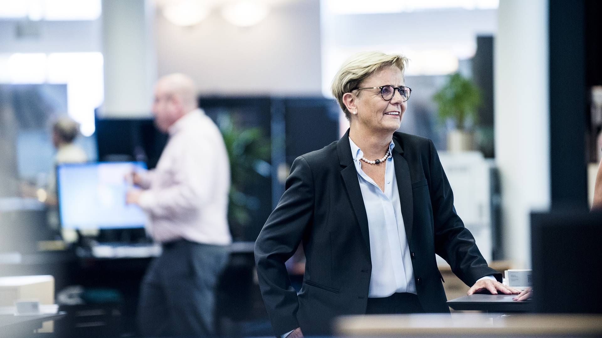 Karen Frøsig, adm. direktør i Sydbank, kan glæde sig over, at banken har vendt udlånstilbagegang til tocifret vækst. | Foto: sydbank / pr