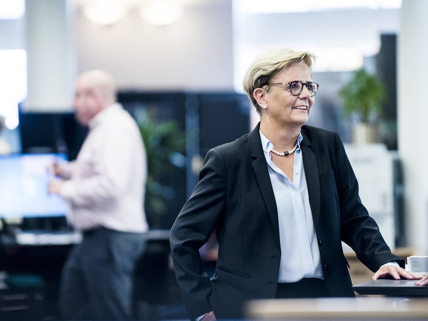 Karen Frøsig, adm. direktør i Sydbank, kan glæde sig over, at banken har vendt udlånstilbagegang til tocifret vækst. | Foto: sydbank / pr