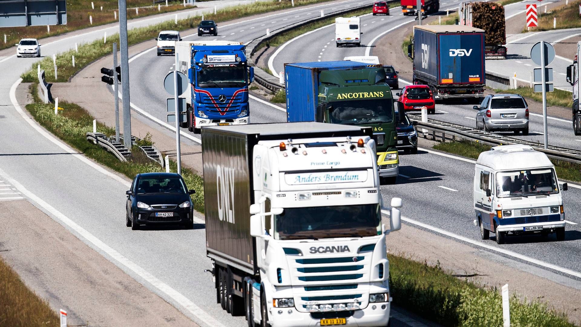 Den grønne omstilling af lastbilbranchen kan skade konkurrencedygtigheden, frygter brancheforening. | Foto: Tycho Gregers/Ritzau Scanpix