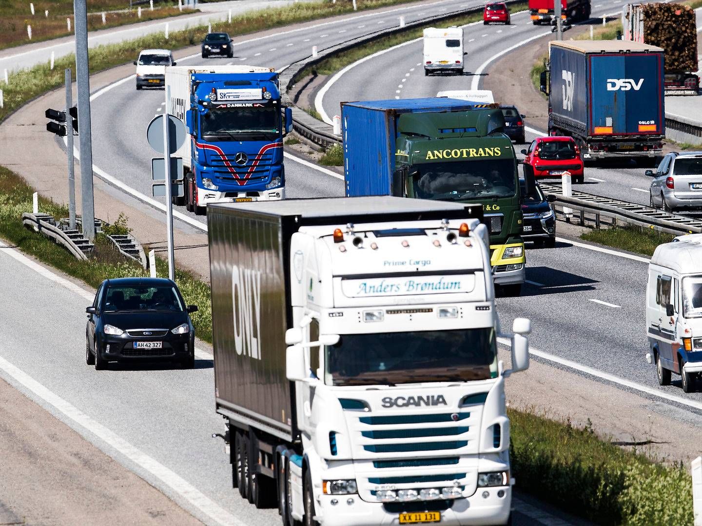 Den grønne omstilling af lastbilbranchen kan skade konkurrencedygtigheden, frygter brancheforening. | Foto: Tycho Gregers/Ritzau Scanpix