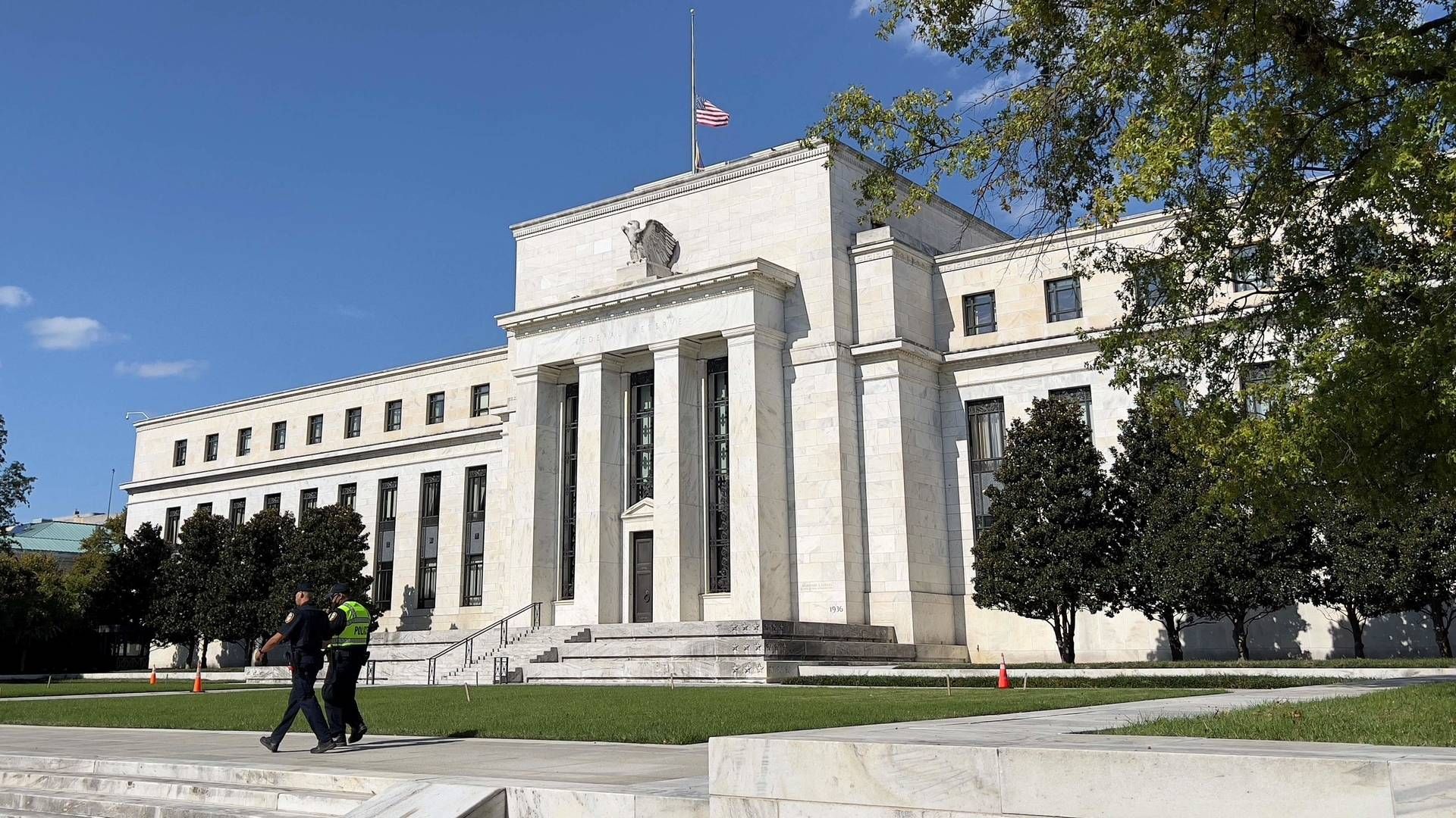 Den amerikanske centralbank i Washington, DC. | Foto: DANIEL SLIM/AFP / AFP