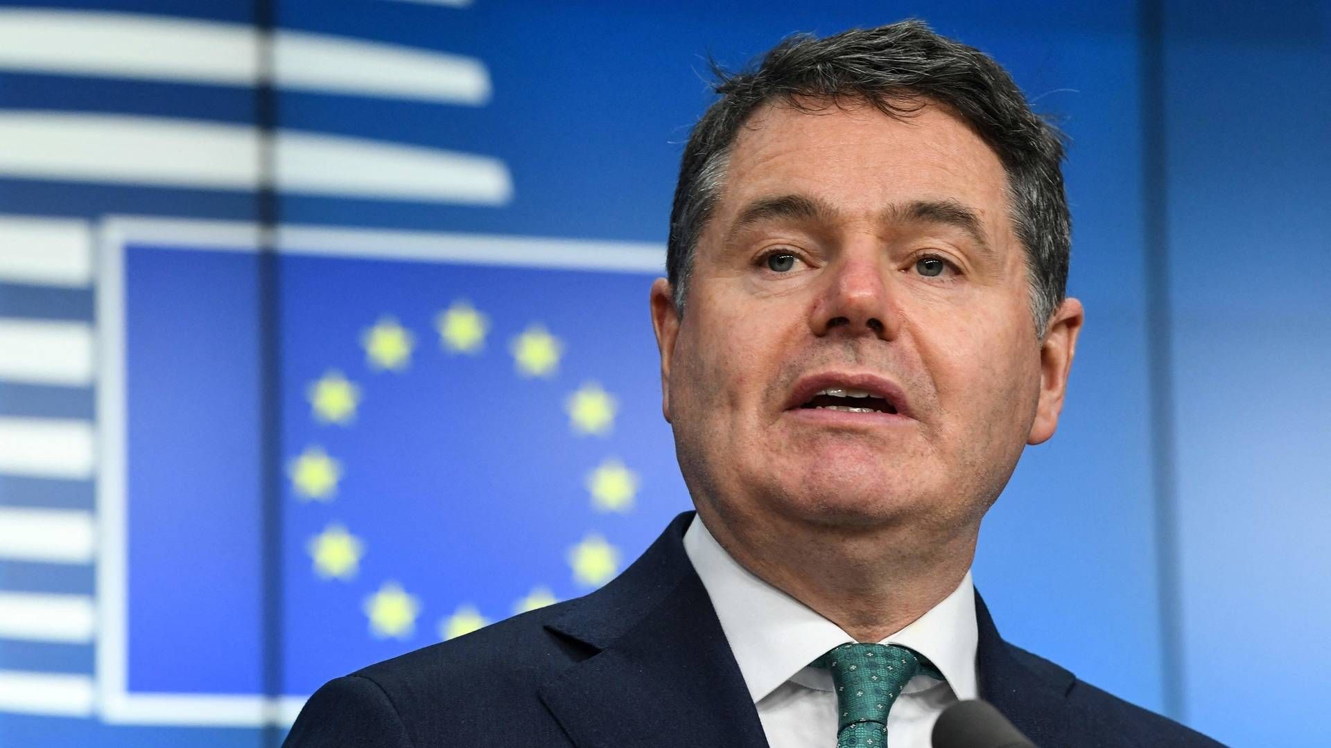 Paschal Donohoe er finansminister i Irland og formand for Eurozonen. | Foto: JOHN THYS/AFP / AFP