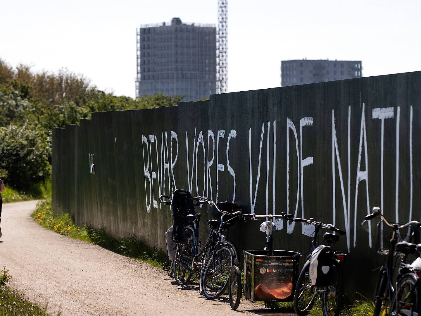 Amager Fælleds Venner har indædt forsøgt at bremse byggeriet, som By & Havn og Fælledby står bag. | Foto: Finn Frandsen/Ritzau Scanpix