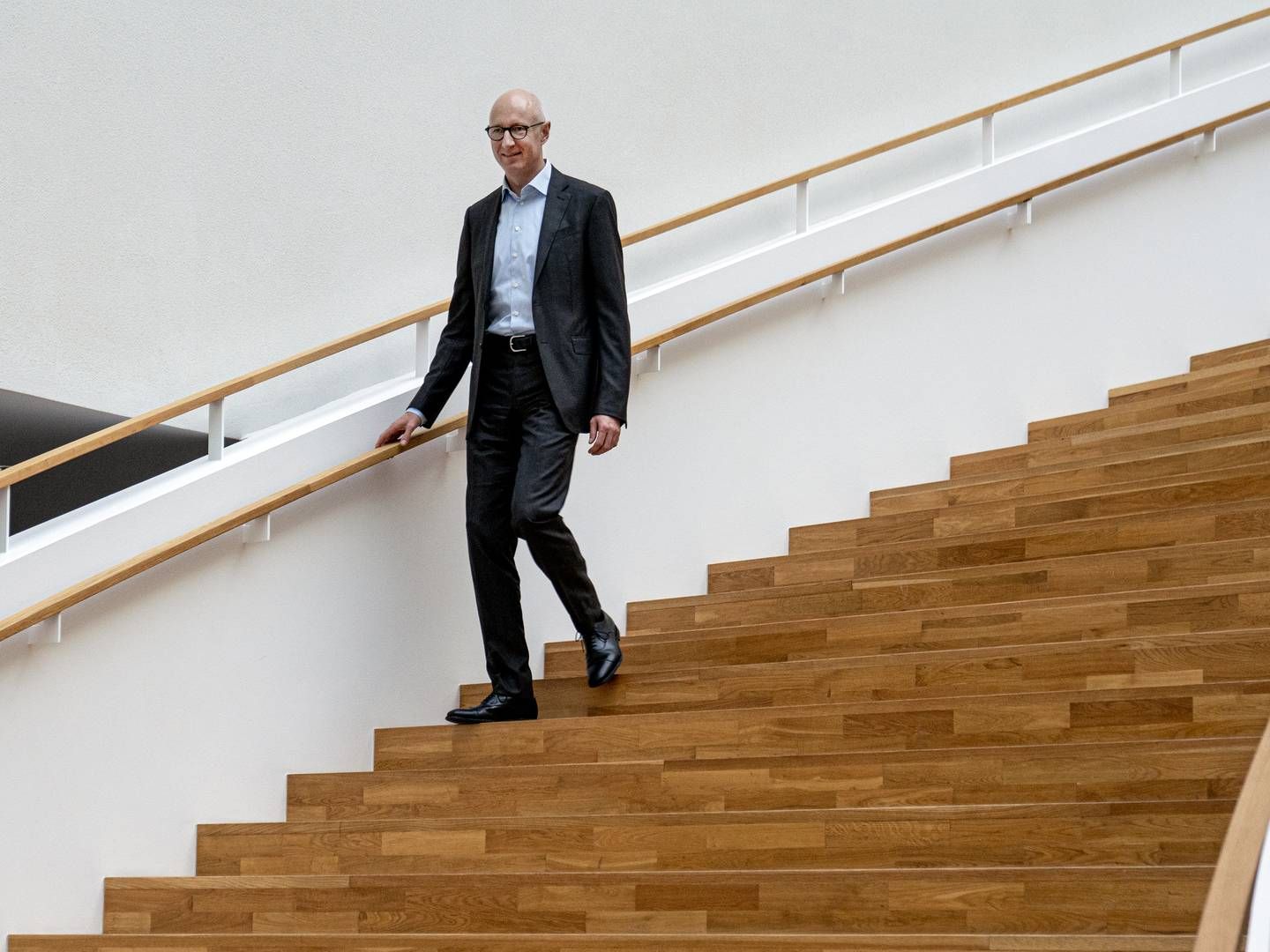 At the turn of the year, Lars Fruergaard Jørgensen will have been the CEO of Novo Nordisk for the past five years. He took over the role on Jan. 1, 2017, after the firm's former long-standing CEO Lars Rebien Sørensen. "The five years have just flown by. Time has gone extreme fast," says Fruergaard Jørgensen. | Photo: Stine Bidstrup/ERH