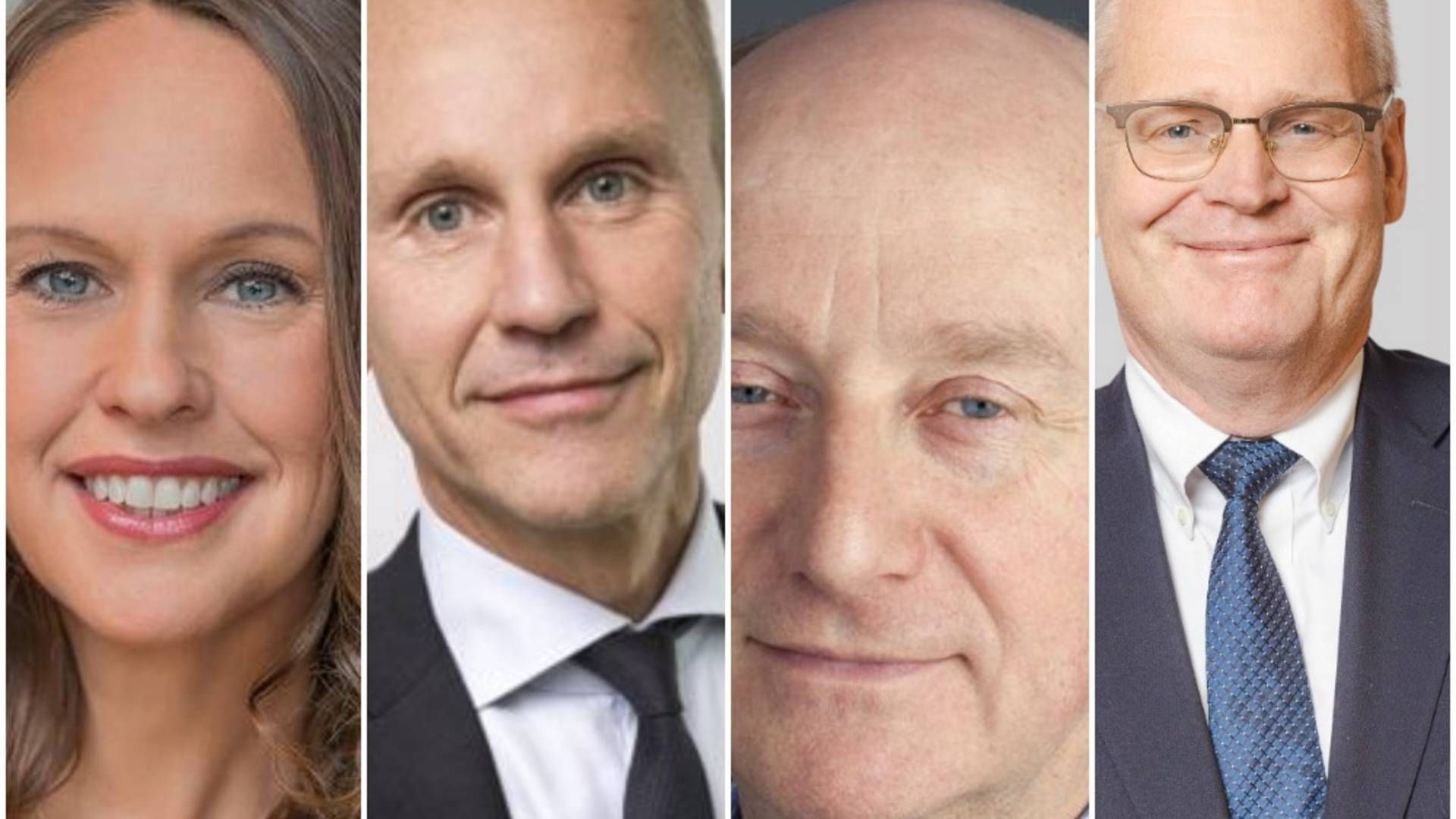 Liza Jonson from Swedbank Robur; Christoffer Folkebo, Carneo; Per Håkan Börjesson, Spiltan; Per Elcar, East Capital Group | Photo: PR / Robur/Carneo/Spiltan/East Capital