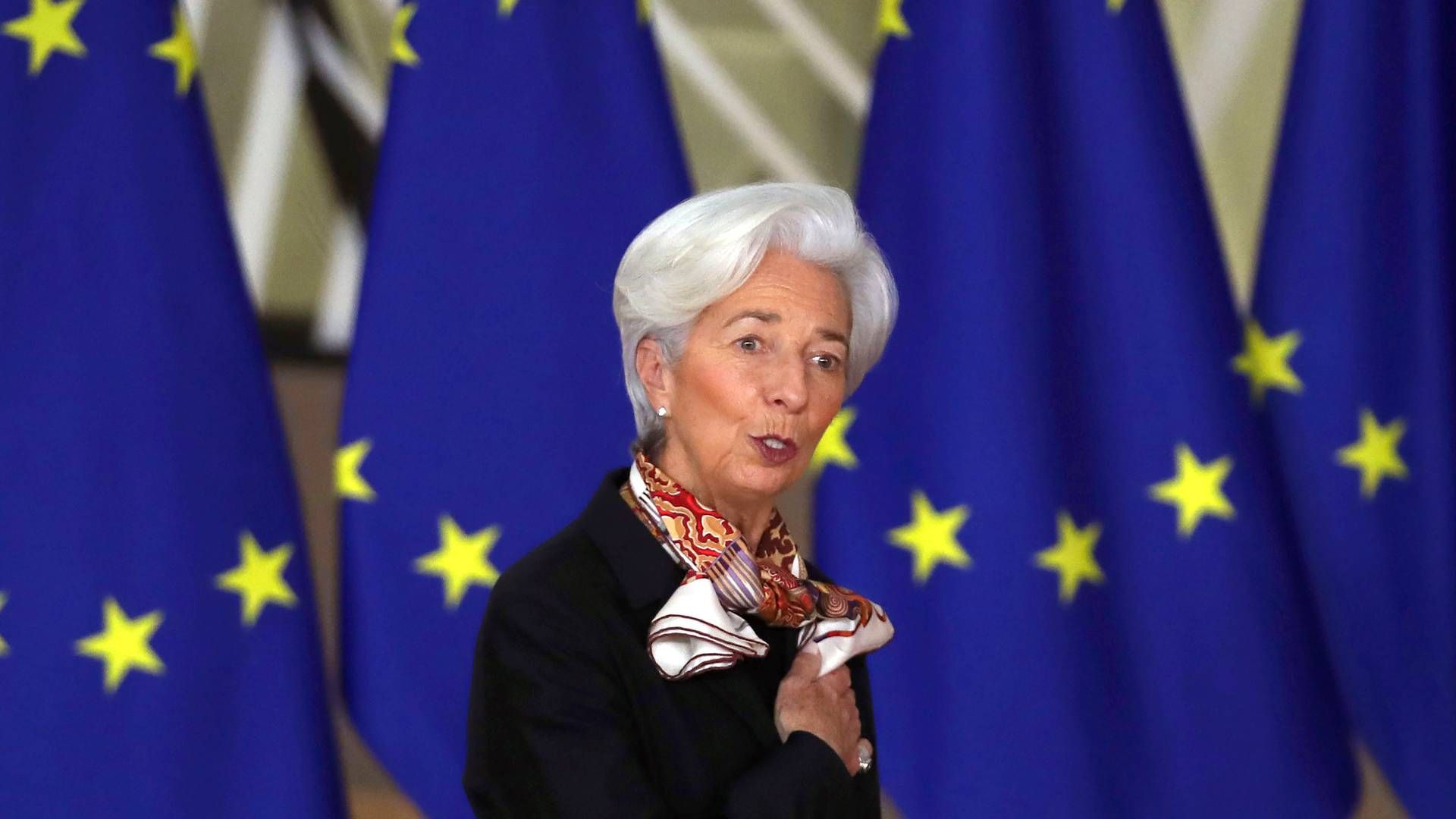 ESB og sentralbanksjef, Christine Lagarde. | Foto: AP / Francisco Seco