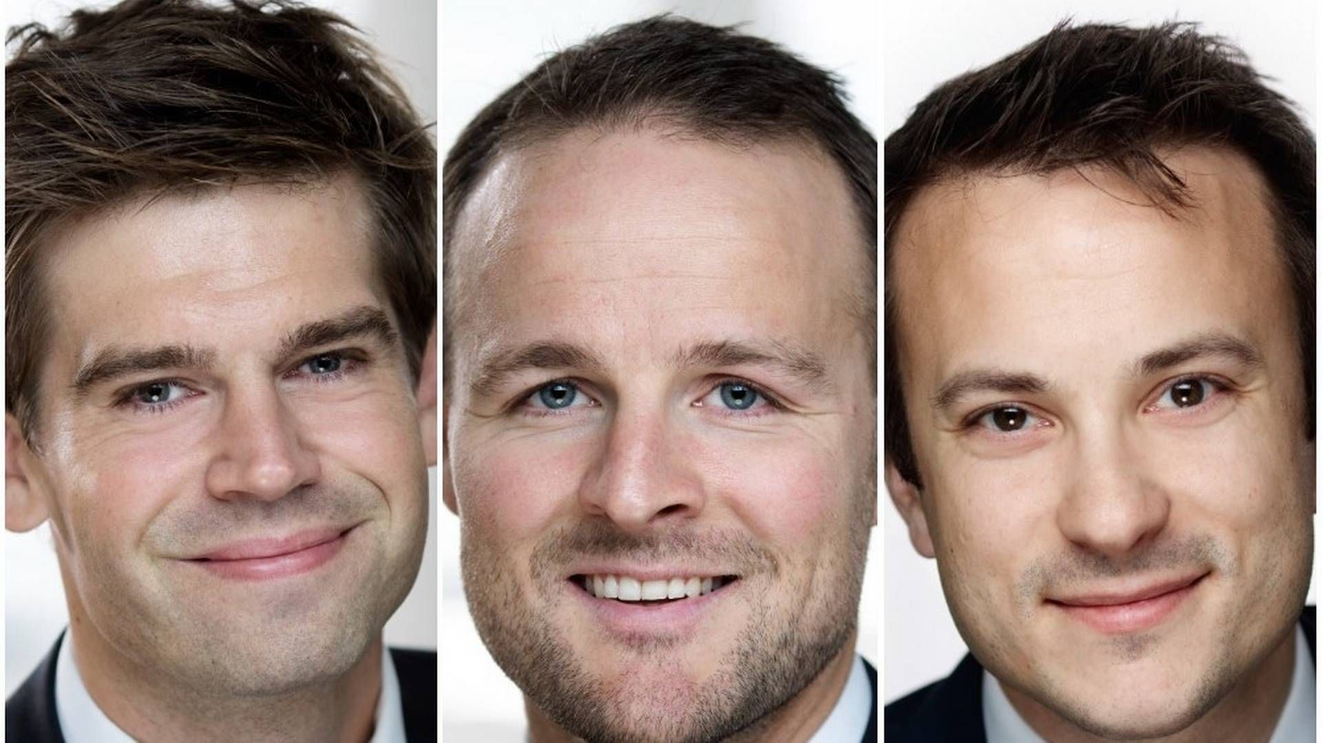 NYE PARTNERE I WIERSHOLM: Magnus Nordøy Snellingen (f.v.), Petter Thomren Moltu og Svein-Helge Hanken. | Foto: Wiersholm