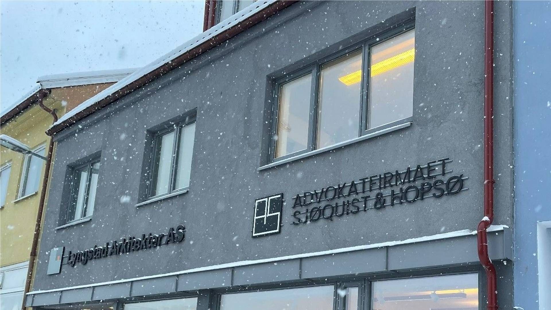 Advokatfirmaet Sjøquist og Hopsøs kontor i Steinkjer. | Foto: Advokatfirmaet Sjøquist og Hopsø