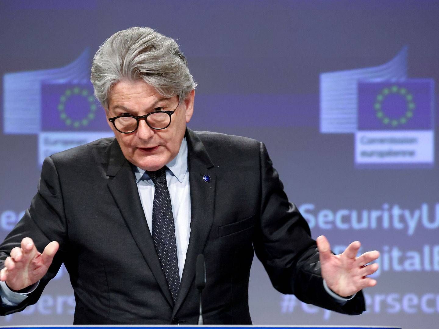 Kommissær for EU's indre marked, Thierry Breton. | Foto: Pool New/Reuters/Ritzau Scanpix
