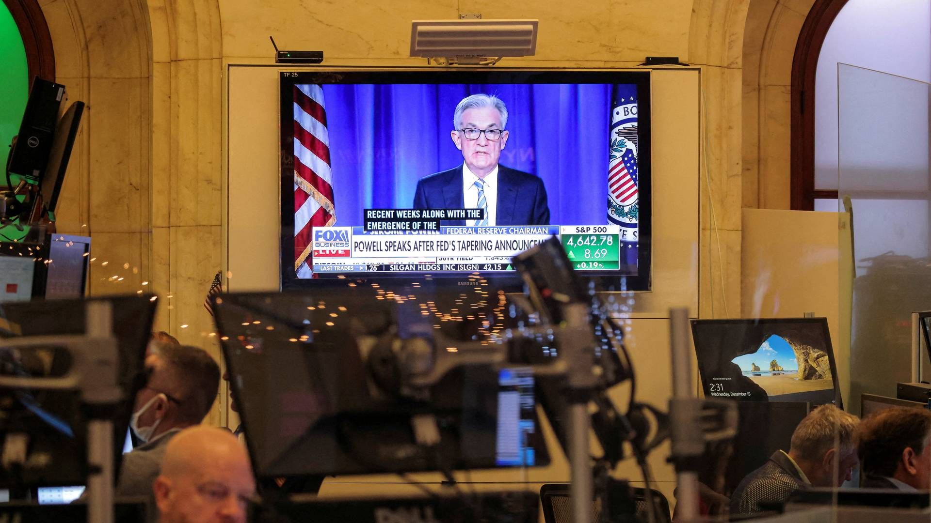 Det bliver op til den amerikanske centralbankchef, Jerome Powell, at styre The Federal Reserve gennem 2022. | Foto: Andrew Kelly/REUTERS / X02844