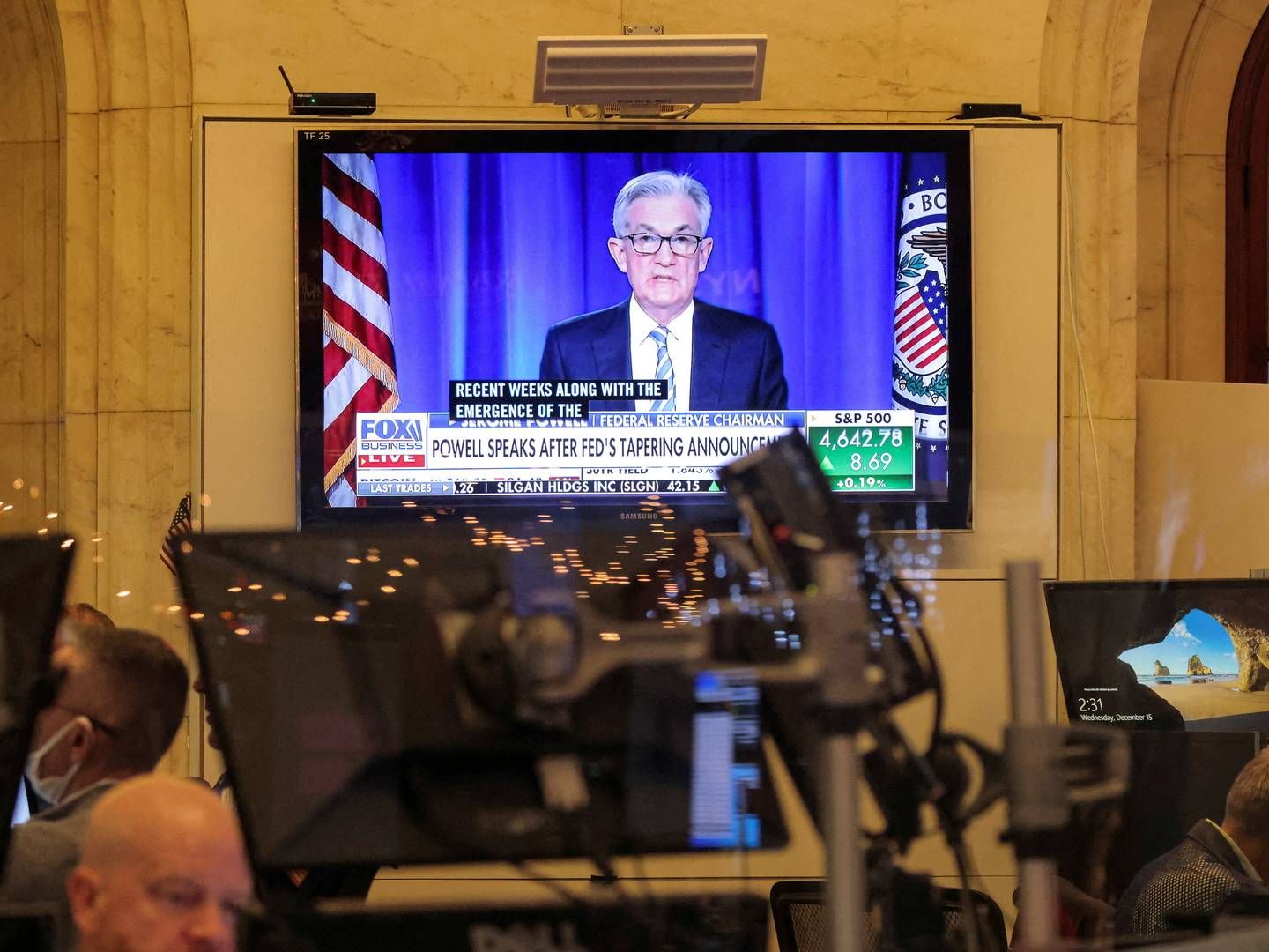 Det bliver op til den amerikanske centralbankchef, Jerome Powell, at styre The Federal Reserve gennem 2022. | Foto: Andrew Kelly/REUTERS / X02844