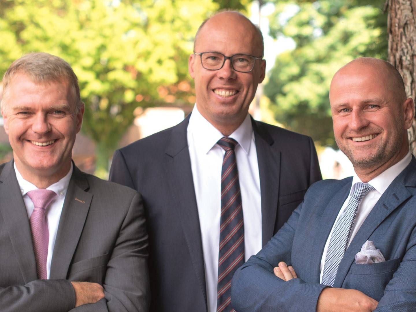 Neue Vorstandsmitglieder der Volksbank Münsterland Nord (v.l.n.r.): Jürgen Feistmann, Andreas Hartmann und Dietmar Dertwinkel. | Foto: Volksbank Münsterland Nord