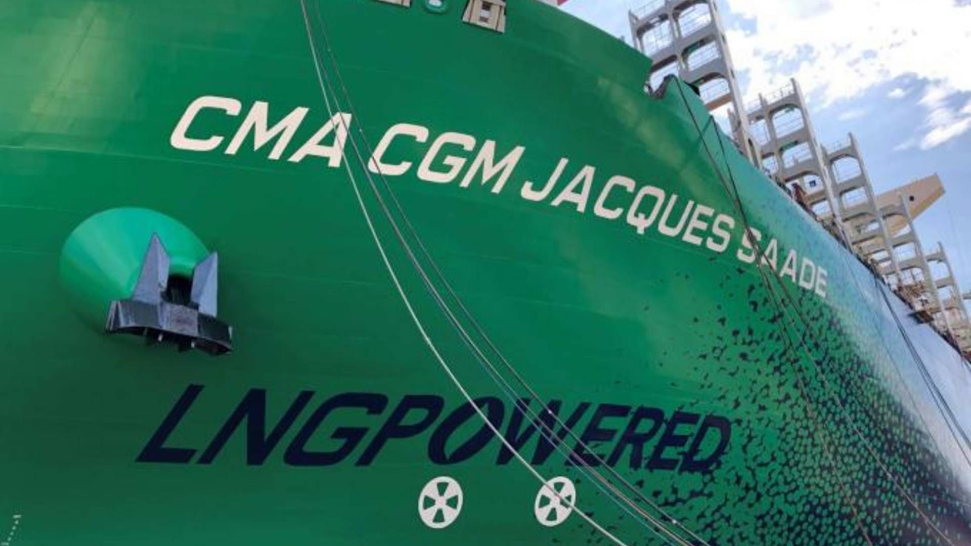 LNG-powered container ship from CMA CGM. | Photo: PR/CMA CGM