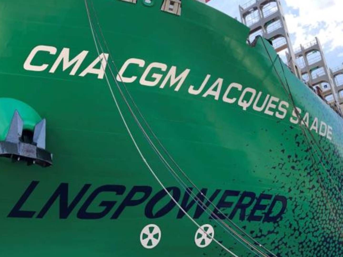 LNG-powered container ship from CMA CGM. | Photo: PR/CMA CGM