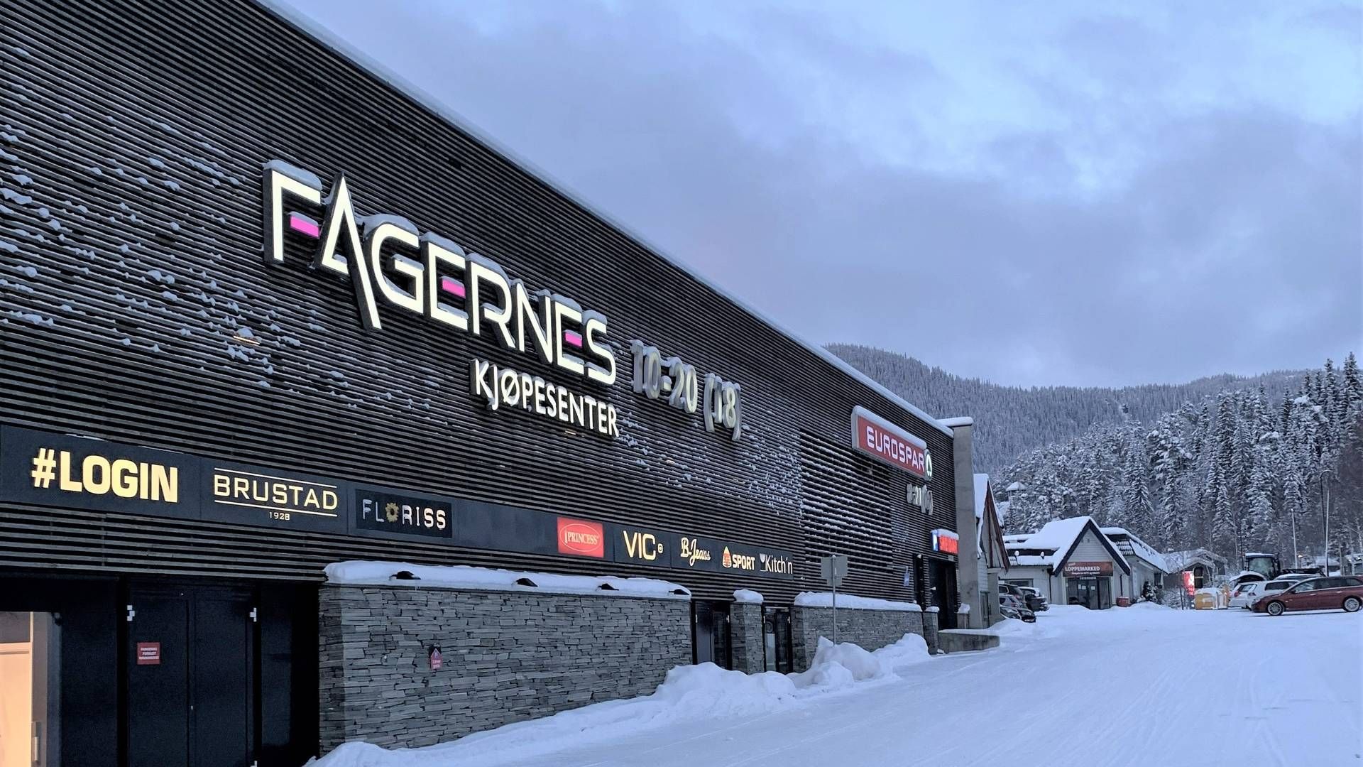 SOLGT: Njord Real Estate overtar Fagernes senter i medio januar. | Foto: Scala Eiendom