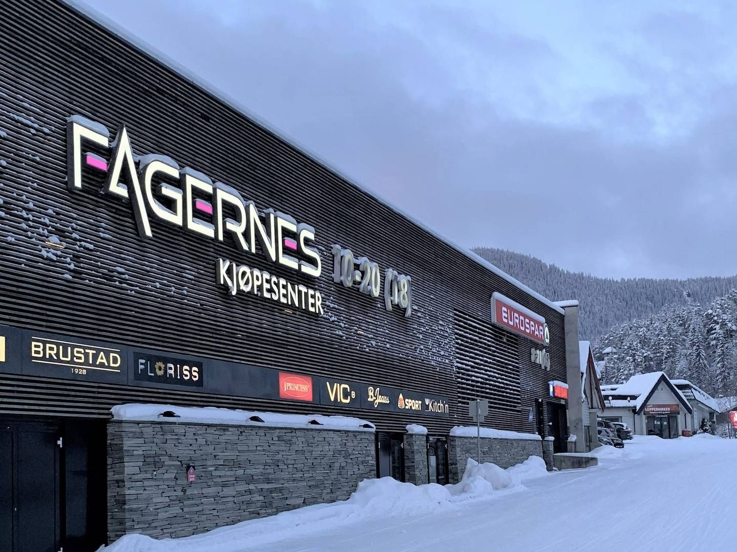 SOLGT: Njord Real Estate overtar Fagernes senter i medio januar. | Foto: Scala Eiendom