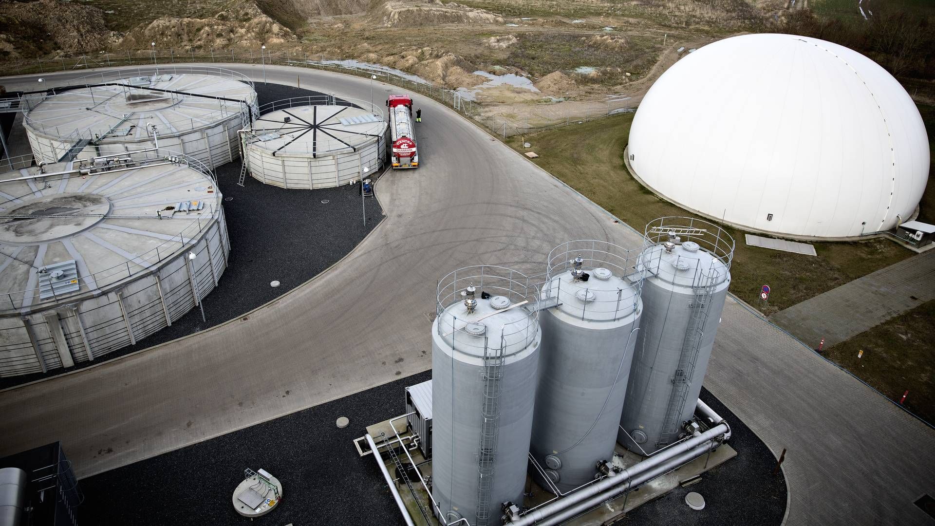 Maabjerg Bioenergy er Danmarks største biogasanlæg. | Foto: Joachim Adrian